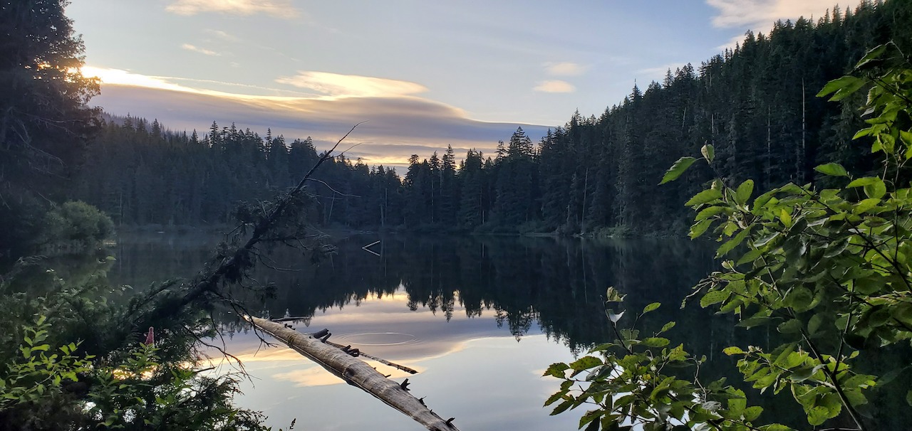 lakes and ridgelines